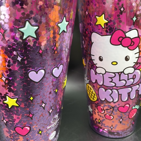 Set of Hello Kitty Glitter Oversized Tumblers - Picture 5 of 5